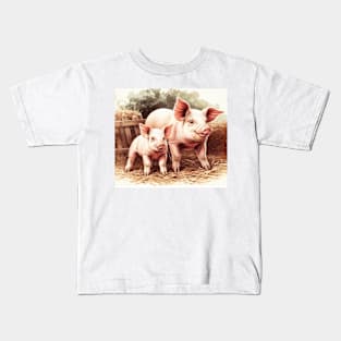 Barnyard Buddies Kids T-Shirt